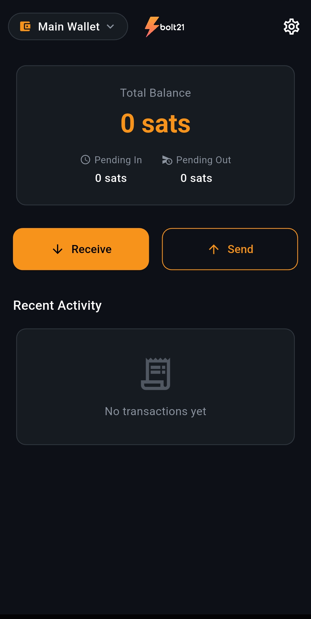 Bolt21 Wallet Screenshot
